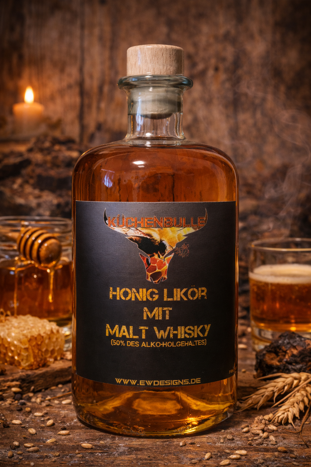 Honig Whisky Likör 0,5l